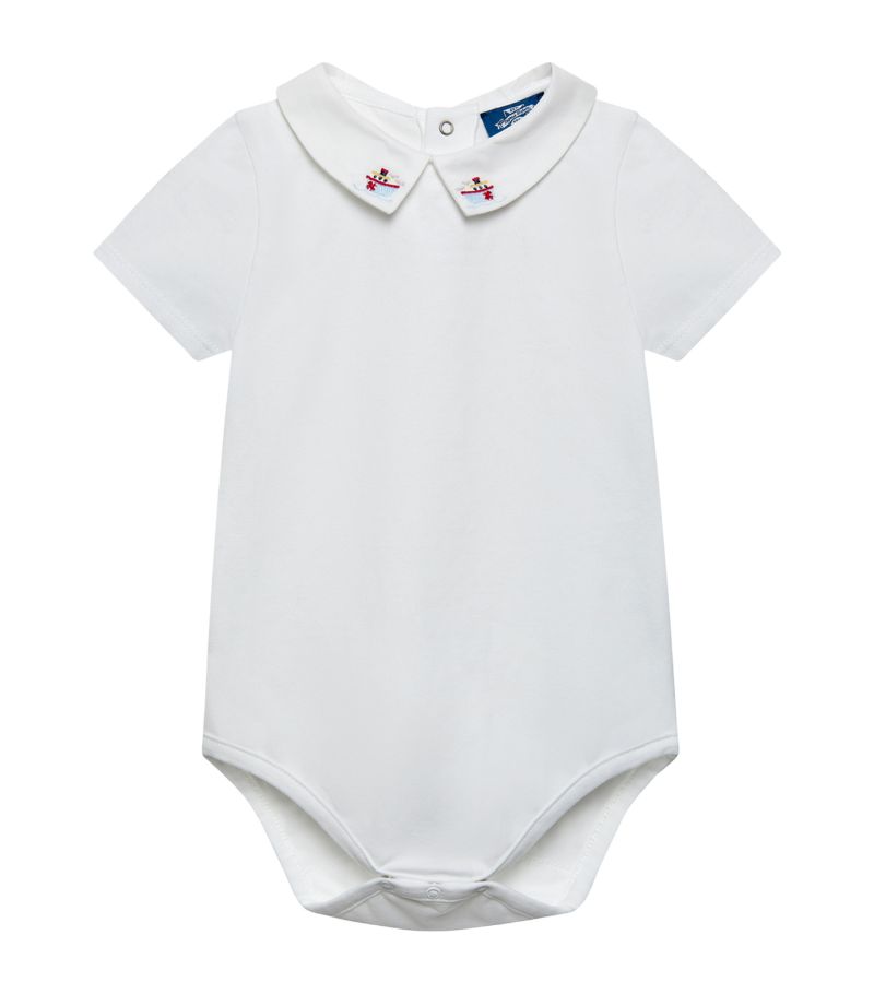 Trotters Trotters Embroidered Monty Bodysuit (3-24 Months)