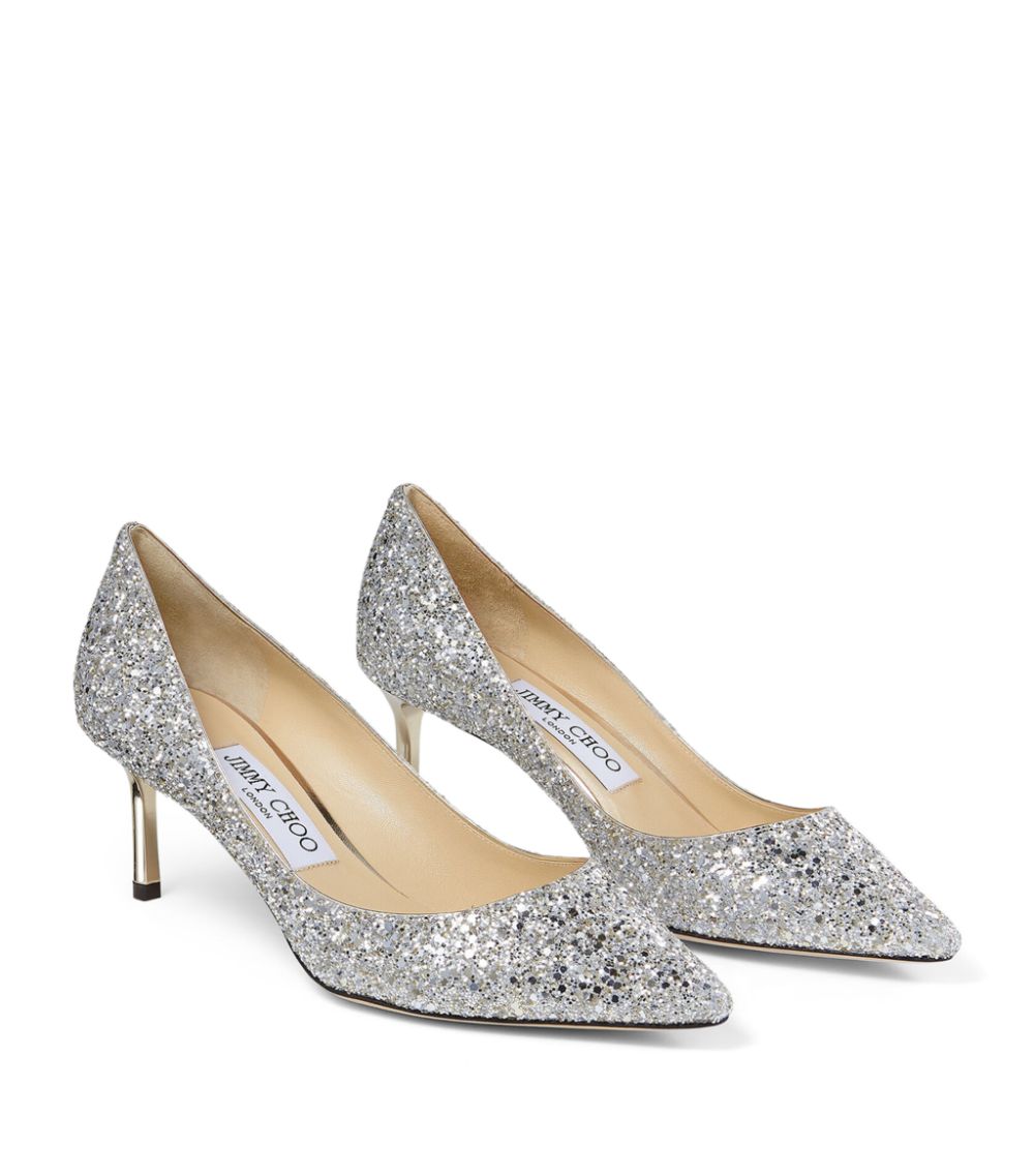 Jimmy Choo Jimmy Choo Romy 60 Glitter Pumps