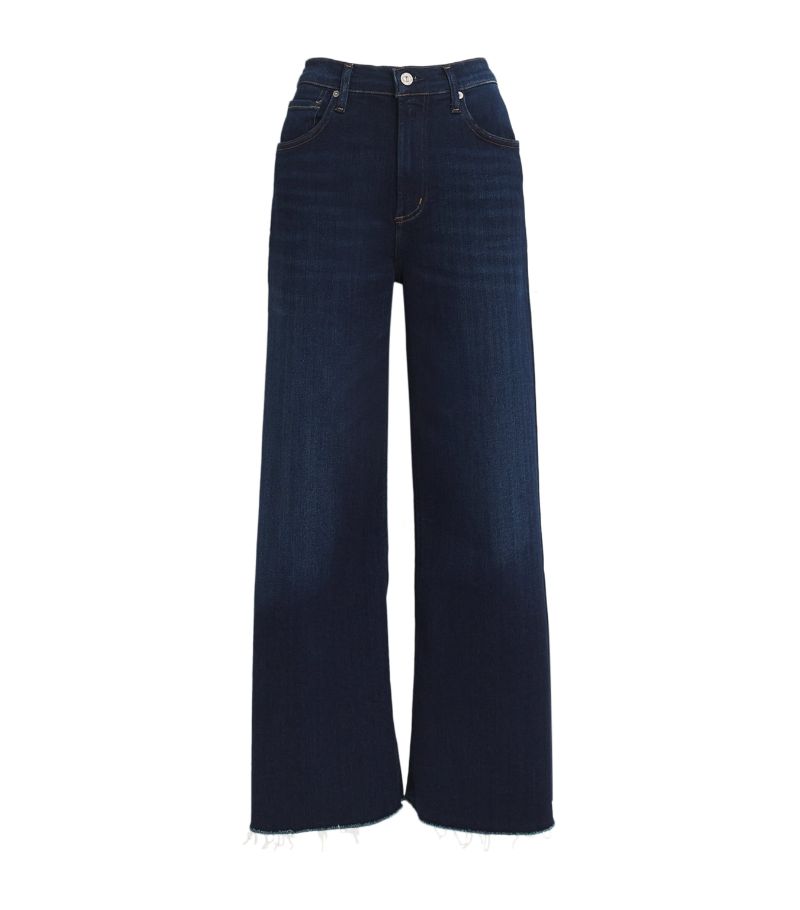 Citizens Of Humanity Citizens Of Humanity Lyra Cropped Wide-Leg Jeans