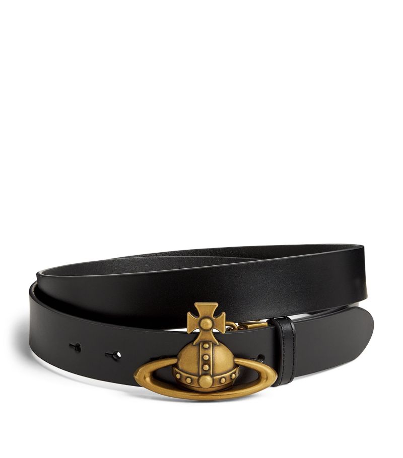 Vivienne Westwood Vivienne Westwood Leather Orb Belt