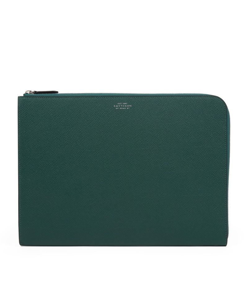 Smythson Smythson Small Panama Leather Laptop Case