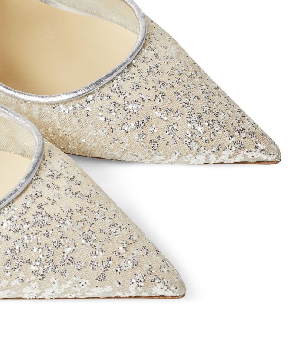 Jimmy Choo Jimmy Choo Bing 65 Glitter Mules