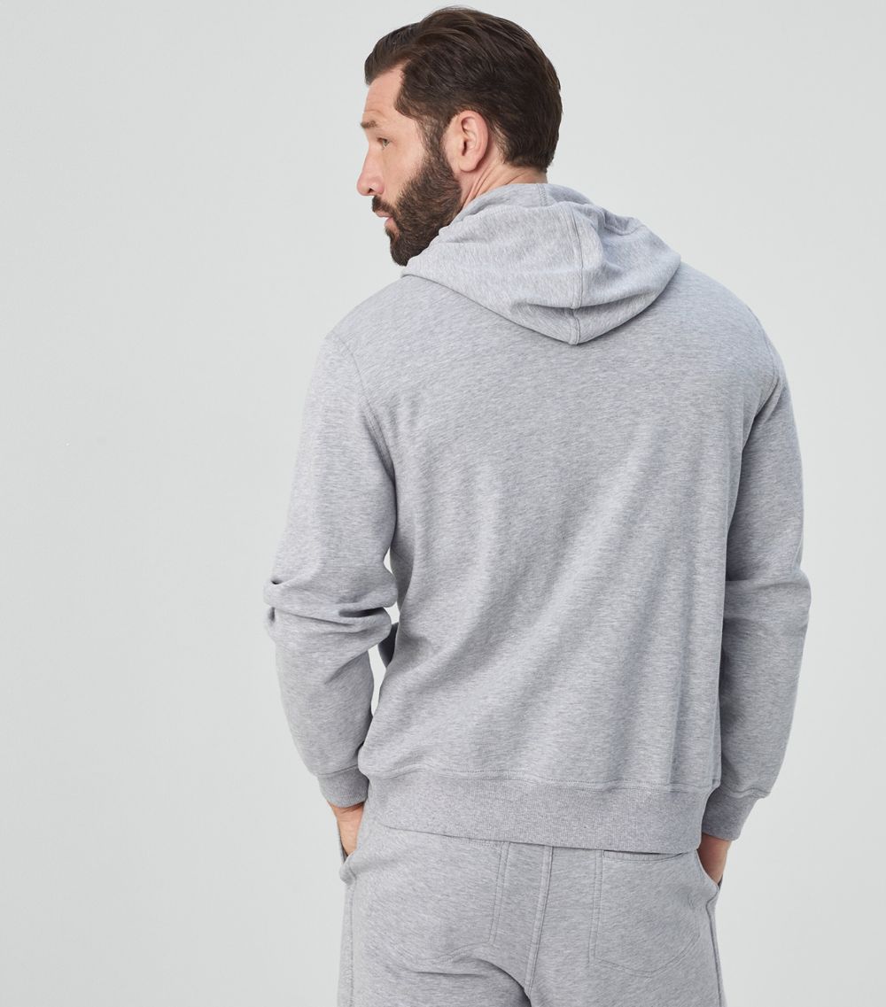 Brunello Cucinelli Brunello Cucinelli Cotton-Blend Zip-Up Hoodie