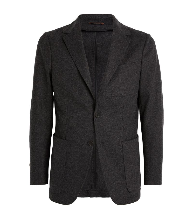 Canali Canali Wool Single-Breasted Blazer