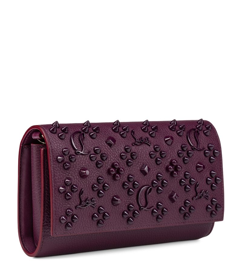 Christian Louboutin Christian Louboutin Paloma Leather Embellished Clutch Bag