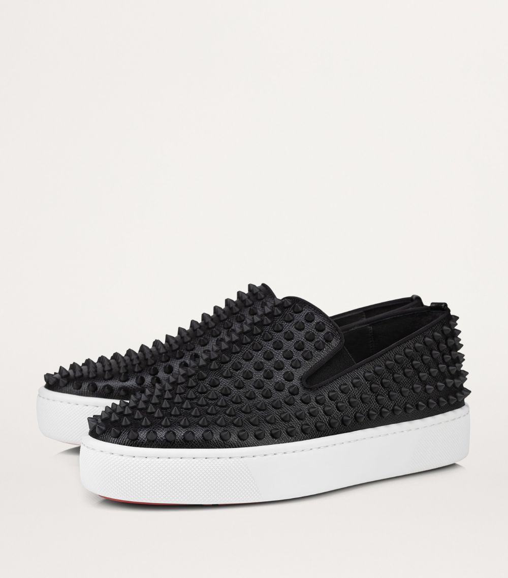 Christian Louboutin Christian Louboutin Spikeboat Leather Loafer Sneakers