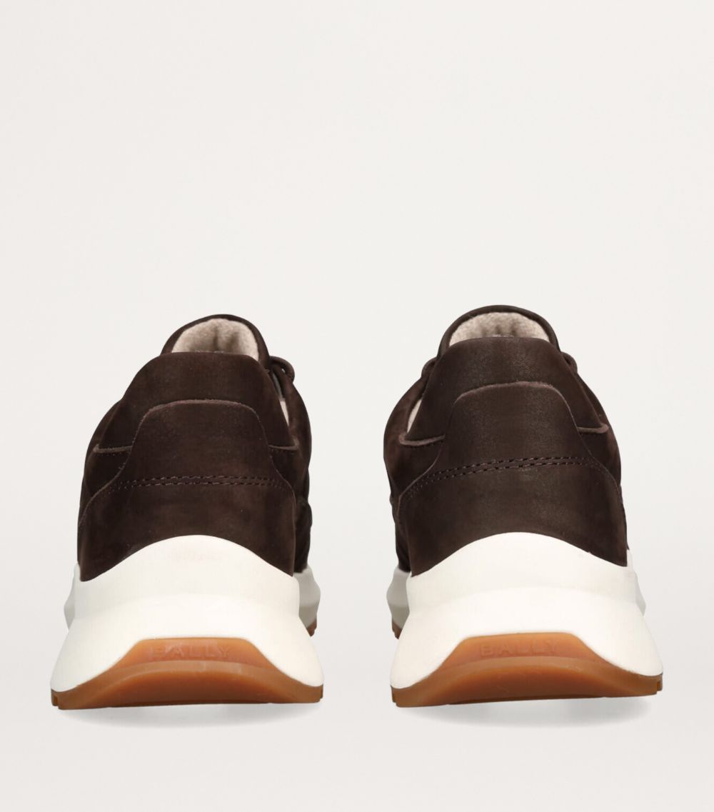 BALLY Bally Nubuck Leather Outline Sneakers