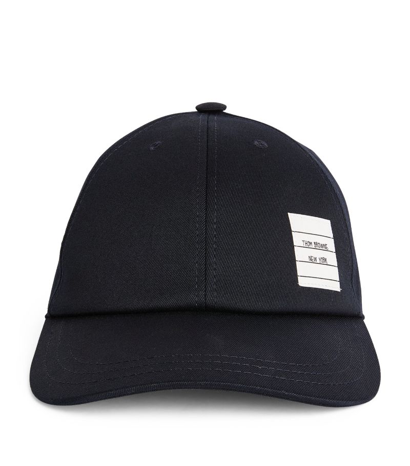 Thom Browne Thom Browne Name Tag Baseball Cap