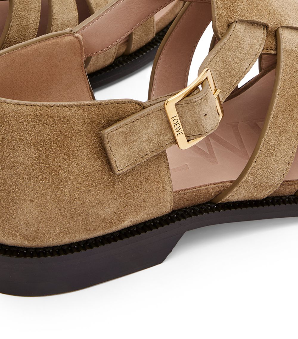 Loewe Loewe Leather Campo Sandals