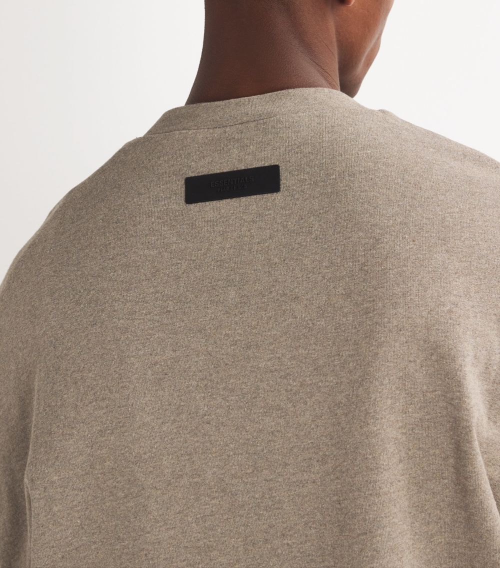 Fear Of God Essentials Fear Of God Essentials Long-Sleeve Oversized Logo T-Shirt