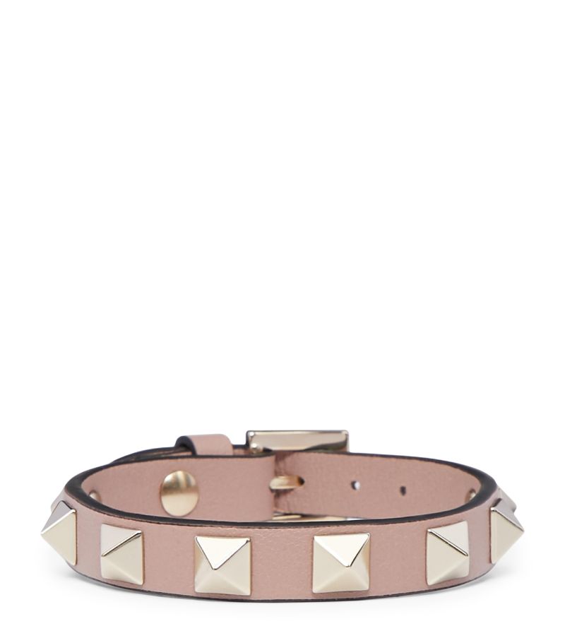 VALENTINO GARAVANI Valentino Garavani Leather Rockstud Bracelet