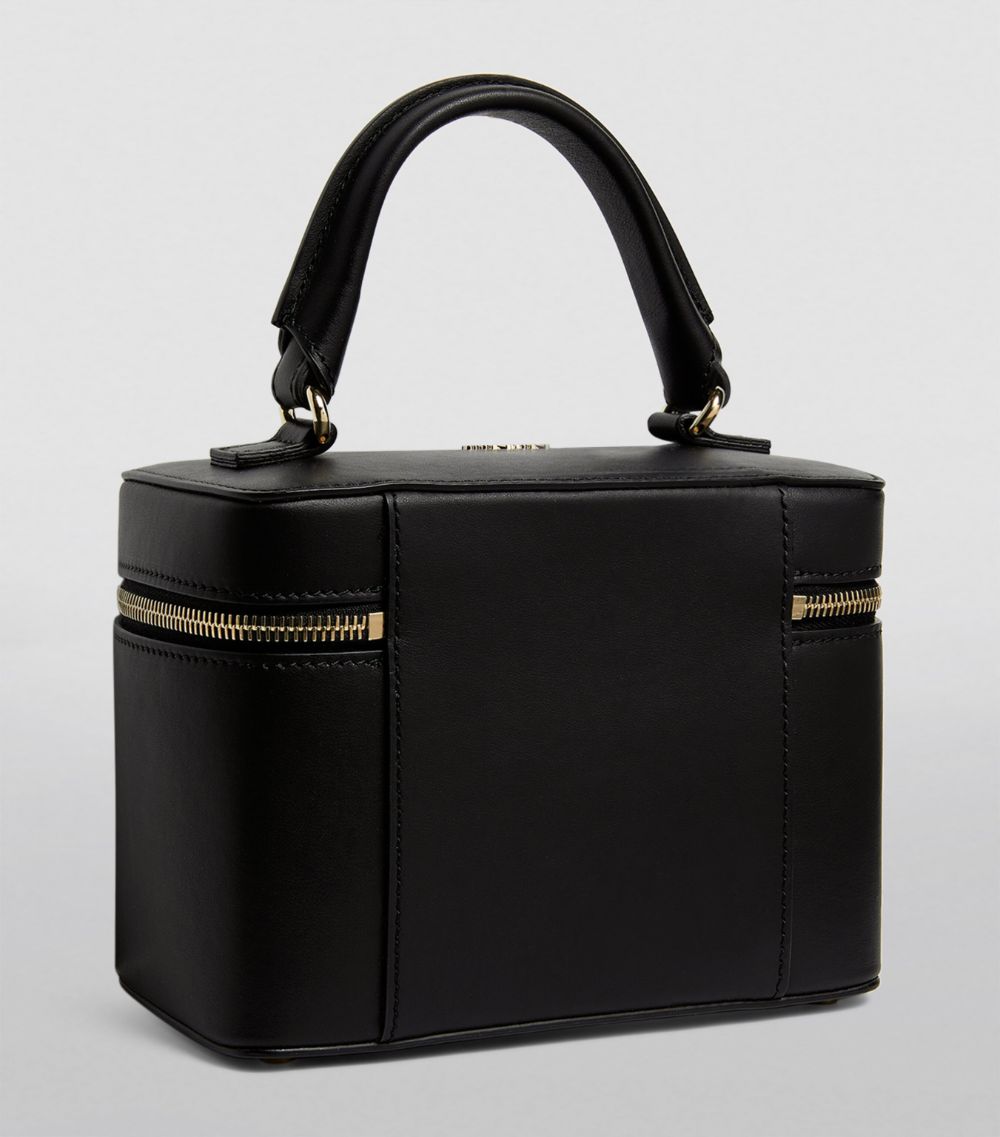 Max Mara Max Mara Leather Vanity Top-Handle Bag