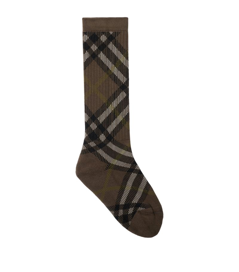 Burberry Burberry Cotton-Blend Check Socks