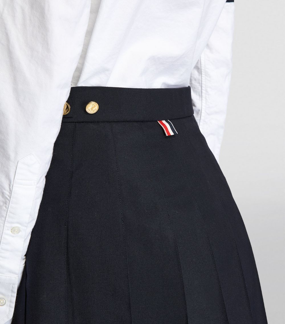 Thom Browne Thom Browne Pleated Mini Skirt