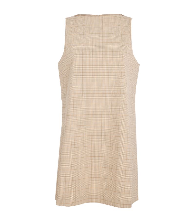  Claudie Pierlot Wool-Blend Check Mini Dress