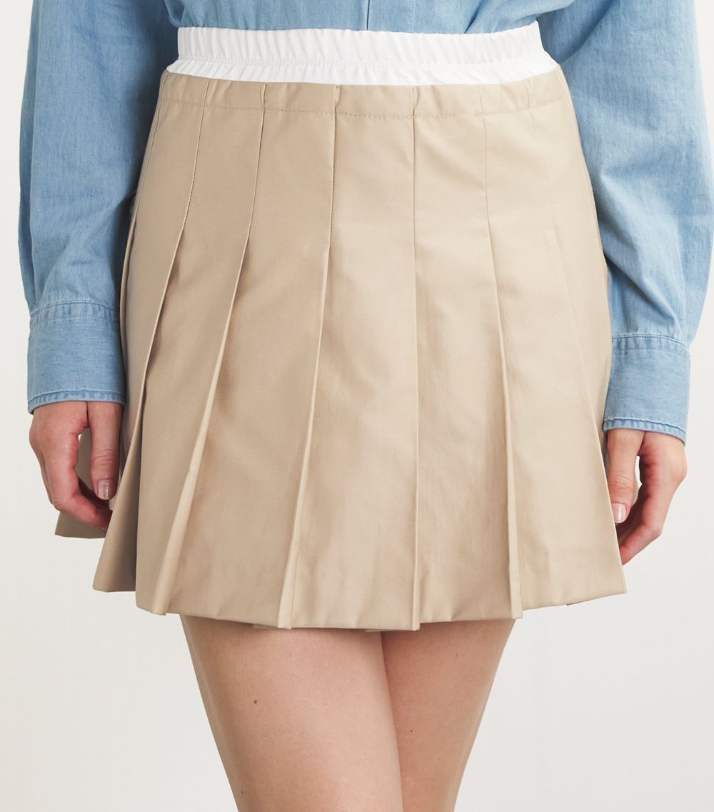  Sandro Pleated Mini Skirt