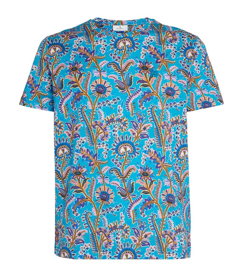 Etro Etro Cotton Paisley T-Shirt