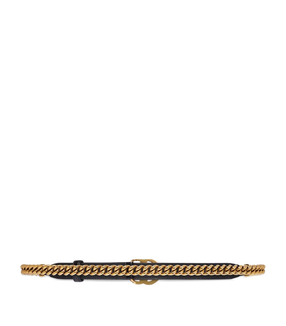 Gucci Gucci Gg Marmont Chain Belt