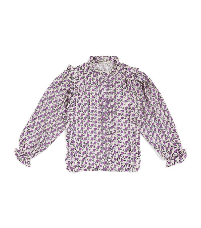 The New Society THE NEW SOCIETY Floral Josephine Blouse (4-8 Years)