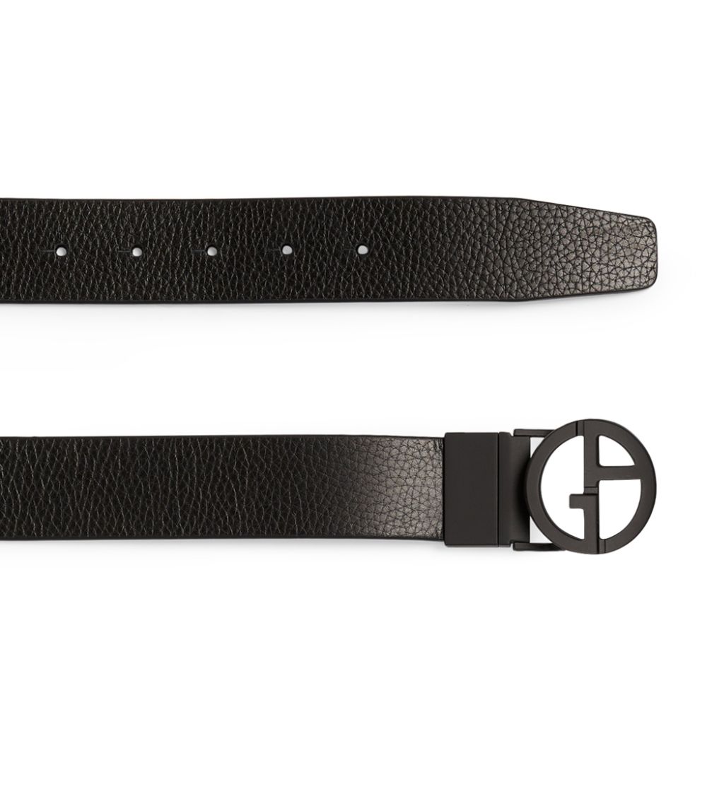 Giorgio Armani Giorgio Armani Leather Logo Belt