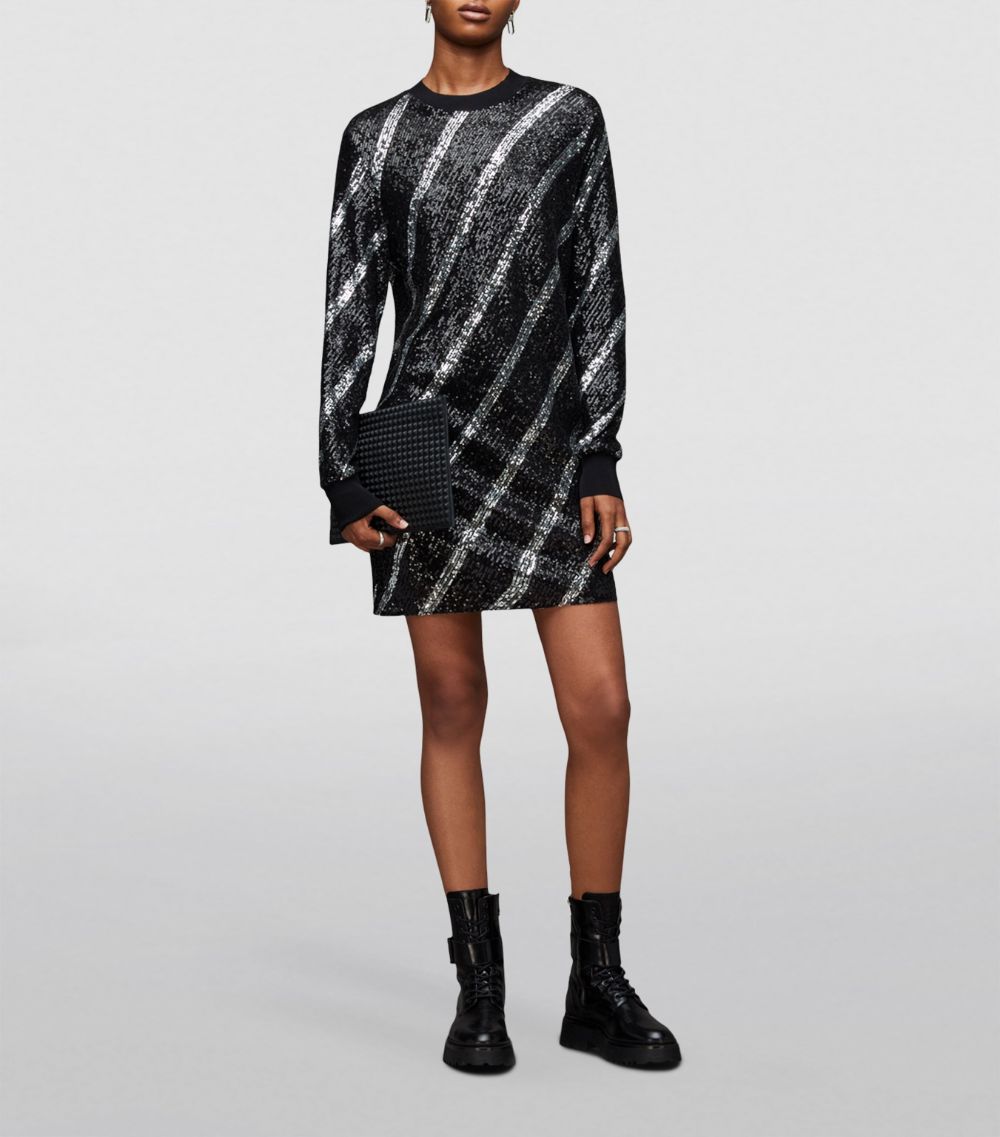 Allsaints AllSaints Embellished Juela Bowi Mini Dress