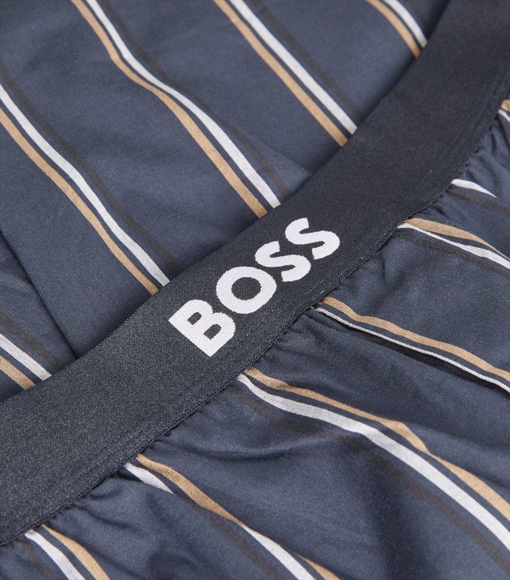 BOSS Boss Cotton Striped Lounge Bottoms