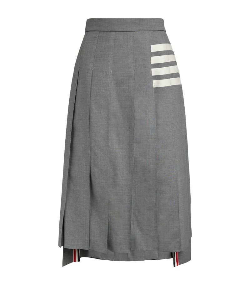 Thom Browne Thom Browne Pleated Midi Skirt