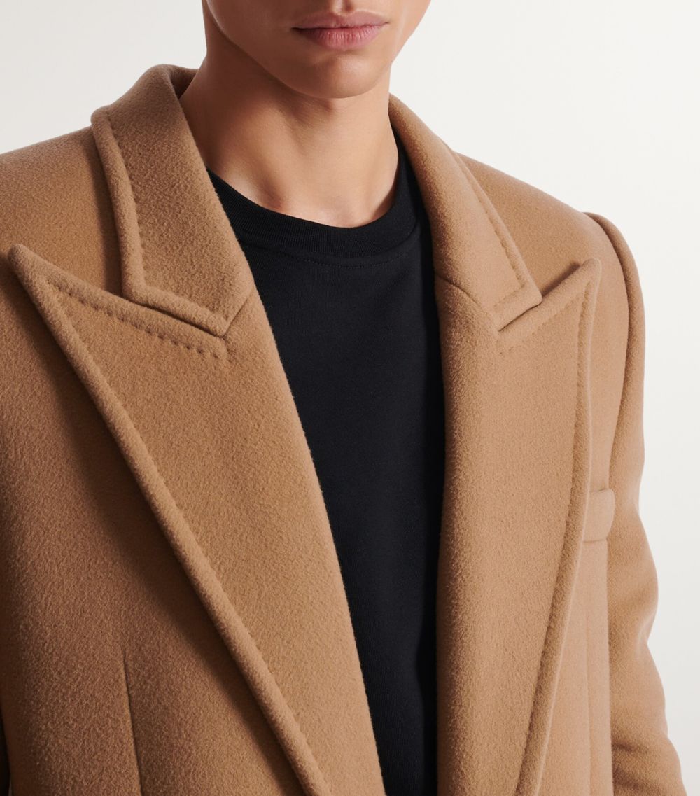 Balmain Balmain Virgin Wool-Cashmere Coat