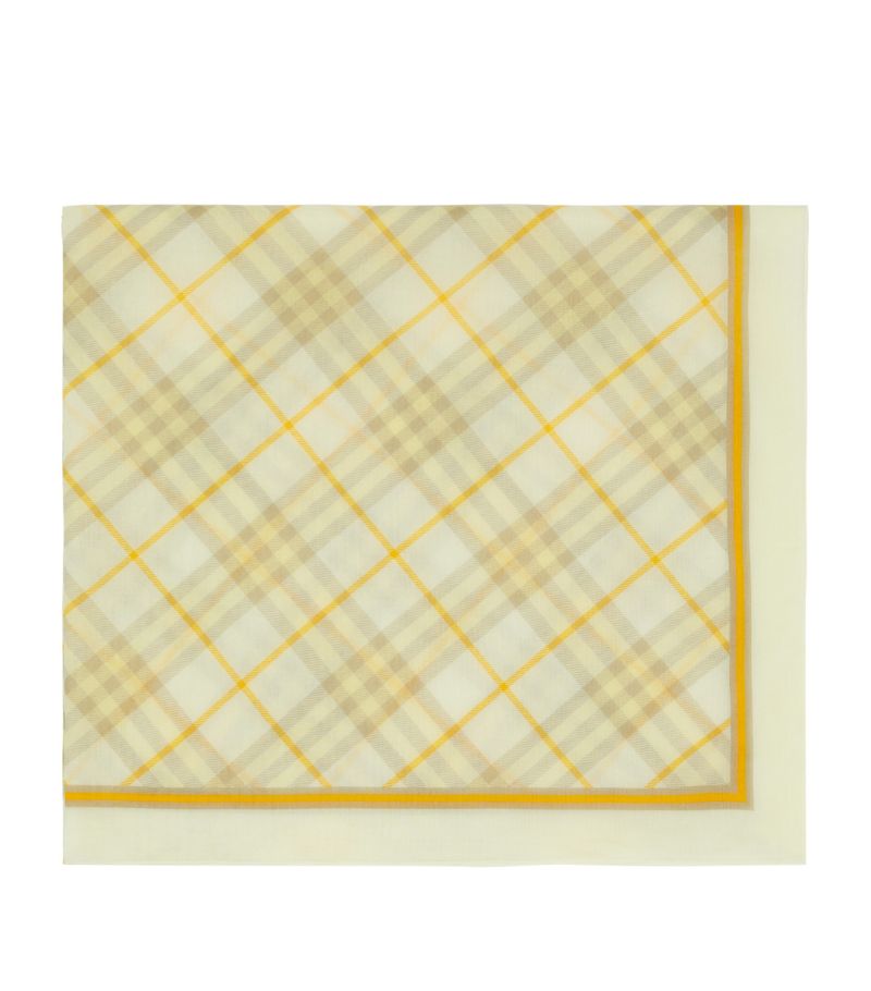 Burberry Burberry Cotton Check Scarf