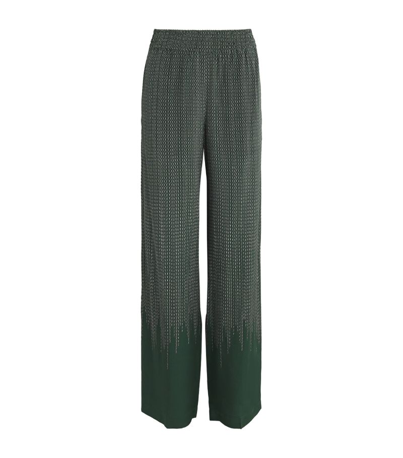 Victoria Beckham Victoria Beckham Silk Chain Print Pyjama Trousers