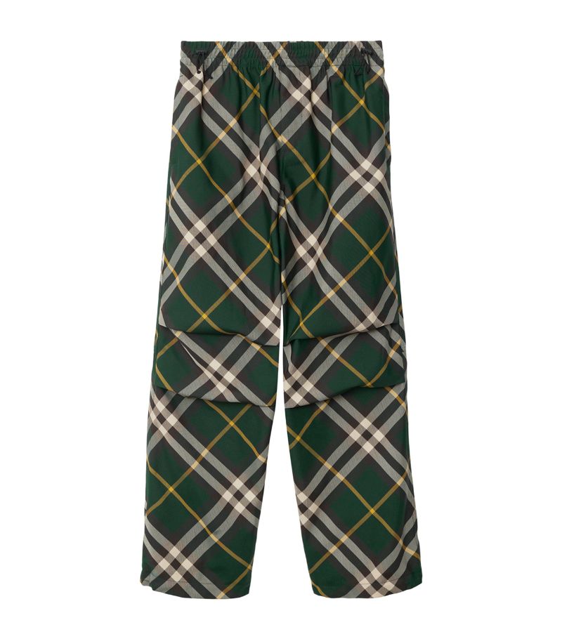 Burberry Burberry Elasticated-Waist Check Trousers