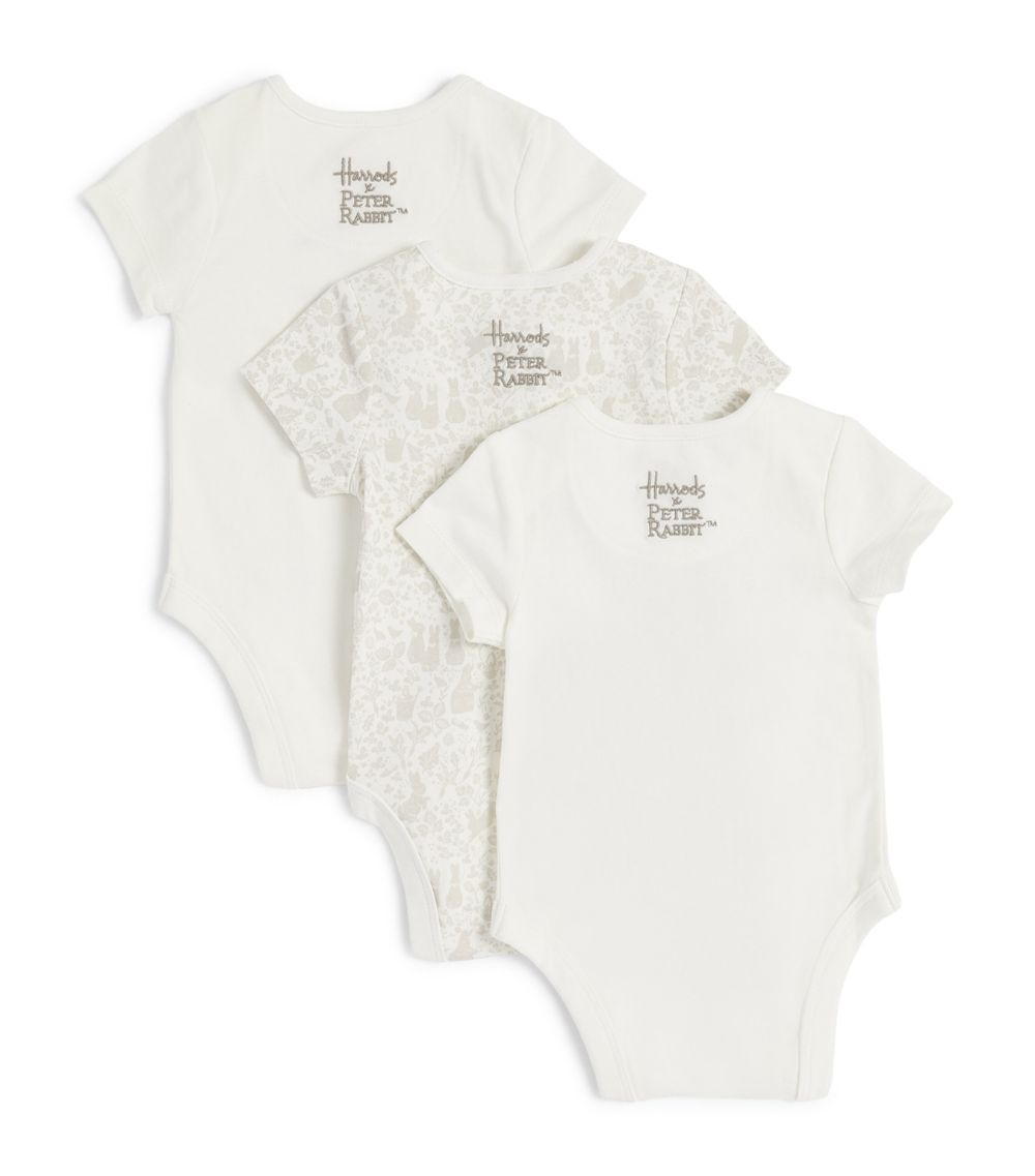Harrods Harrods Peter Rabbit Embroidered Playsuits (Set Of 3)