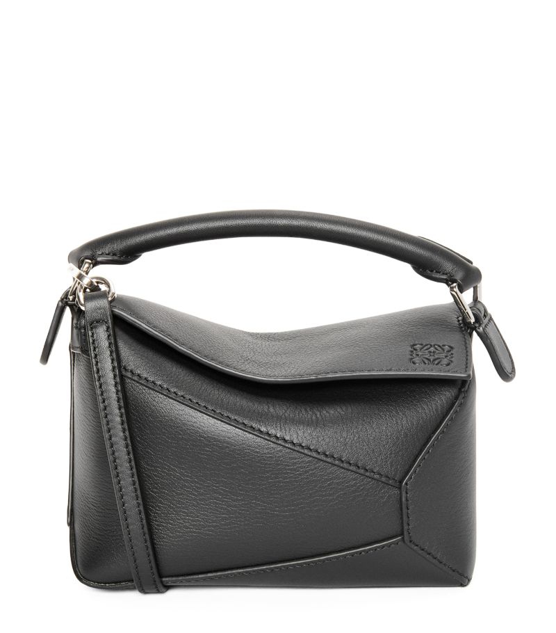 Loewe Loewe Mini Leather Puzzle Edge Top-Handle Bag