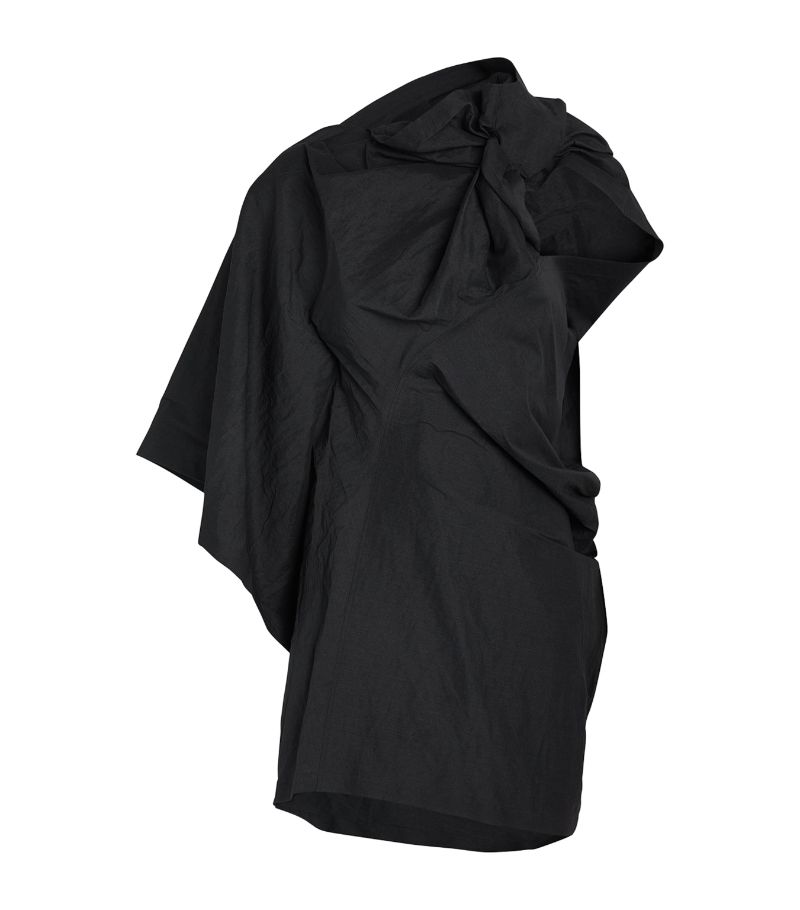 Issey Miyake Issey Miyake Twisted Mini Dress