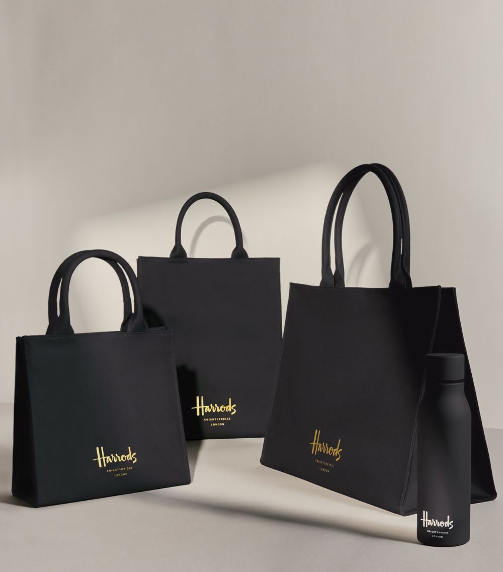 Harrods Harrods Small Cotton Logo Tote Bag