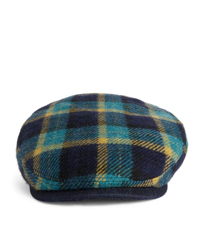 Stetson Stetson Wool-Blend Check Kent Flat Cap