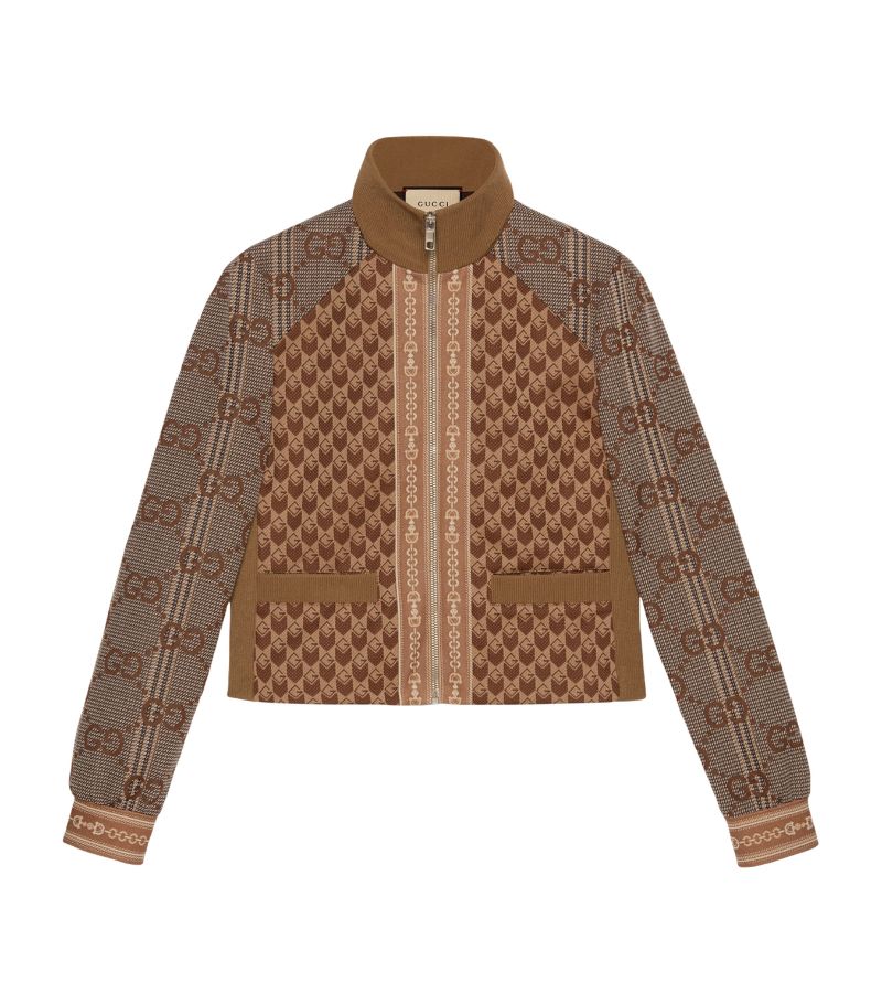 Gucci Gucci G Rhombus Zip-Up Jacket