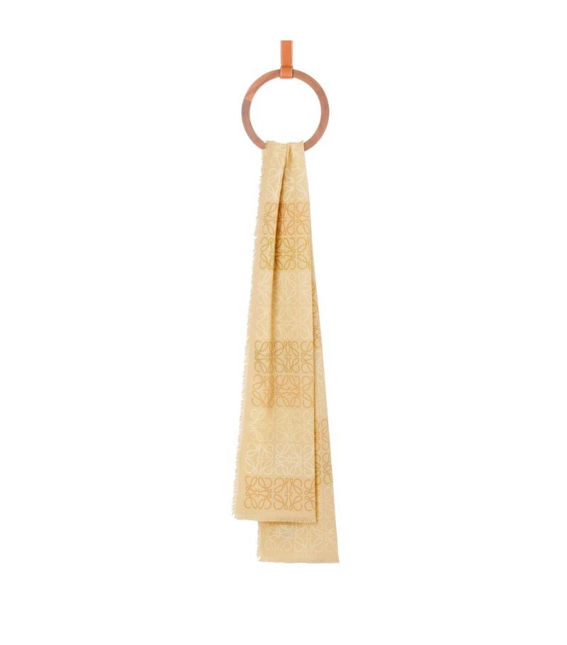 Loewe Loewe Anagram Scarf