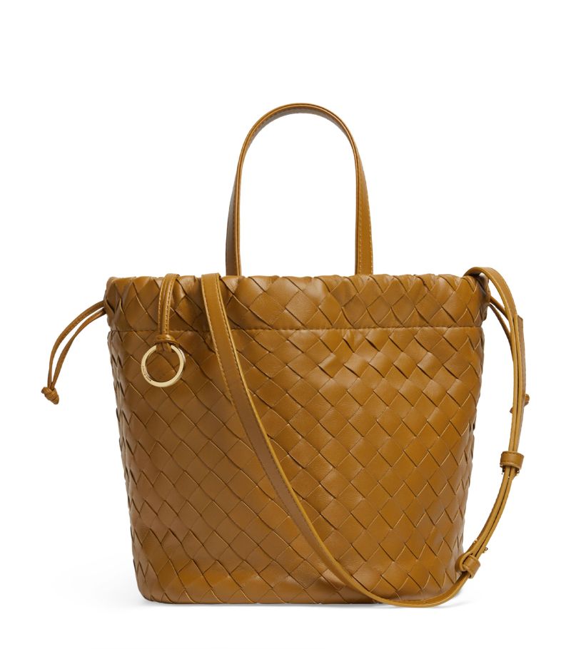 Bottega Veneta Bottega Veneta Small Leather Castello Bucket Bag