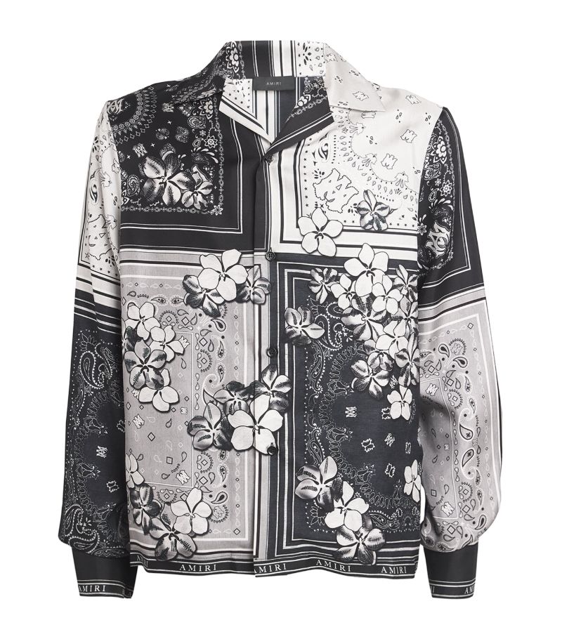 Amiri Amiri Paisley Patchwork Shirt