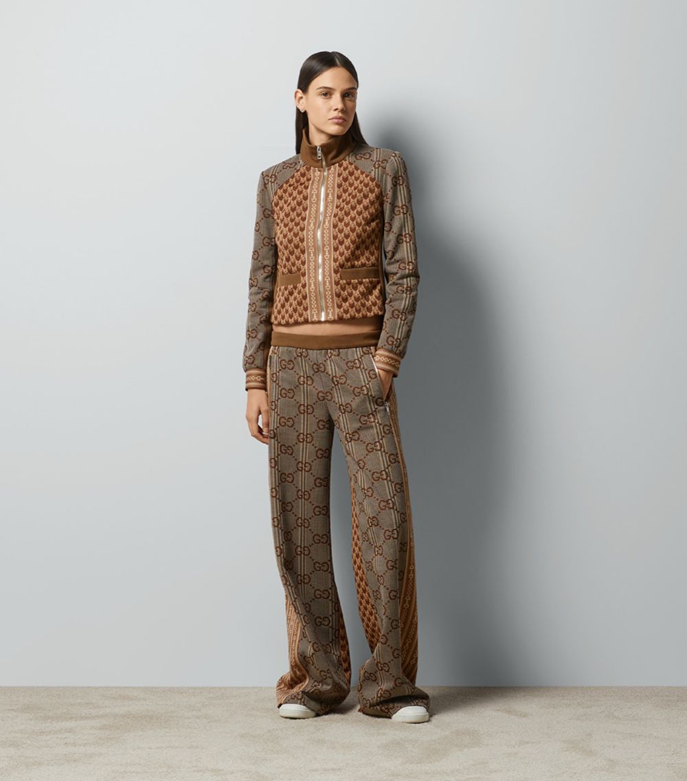 Gucci Gucci Jacquard Gg Trousers