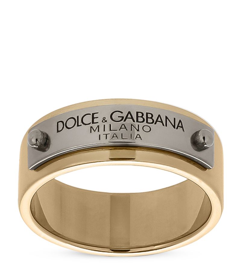 Dolce & Gabbana Dolce & Gabbana Logo-Plaque Ring