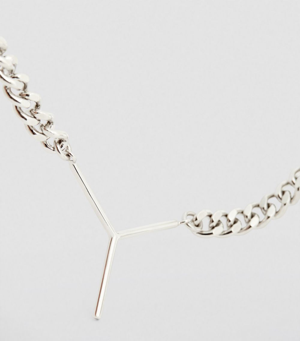 Y/Project Y/Project Silver-Tone Mini Y Chain Bracelet