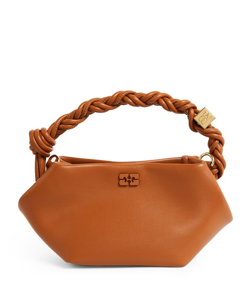 Ganni Ganni Mini Leather Bou Top-Handle Bag