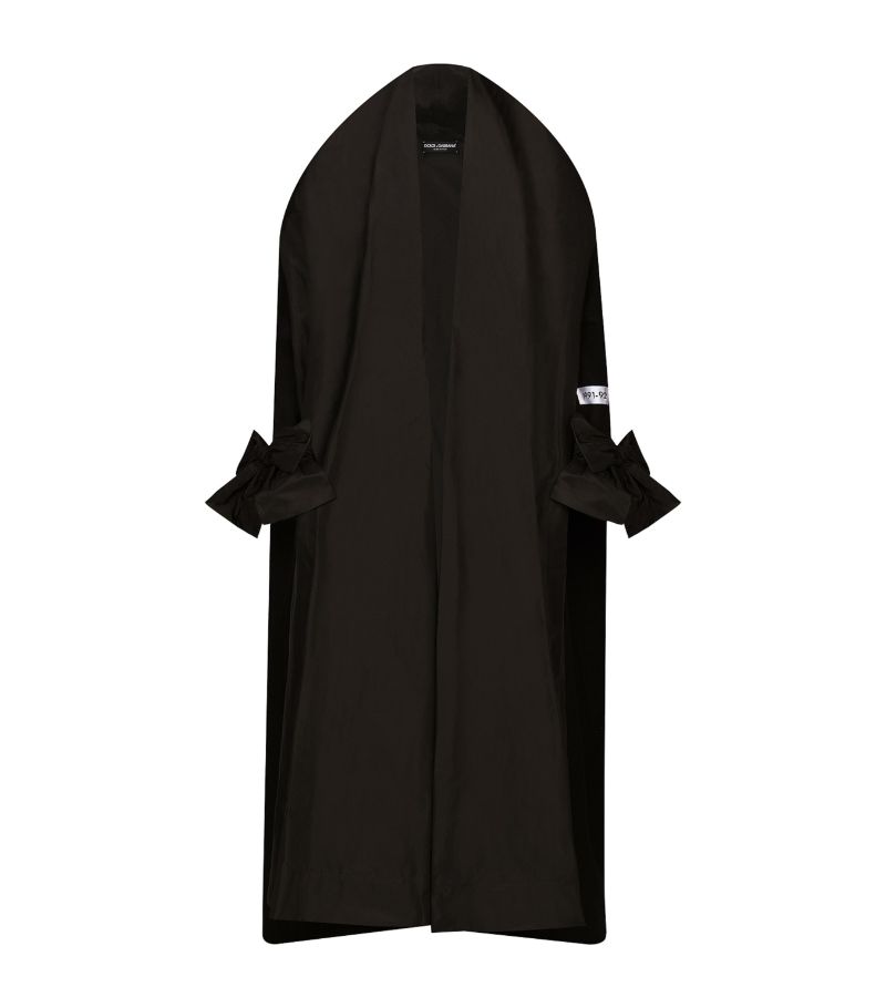 Dolce & Gabbana Dolce & Gabbana Kim Dolce & Gabbana Wool Bow-Detail Overcoat