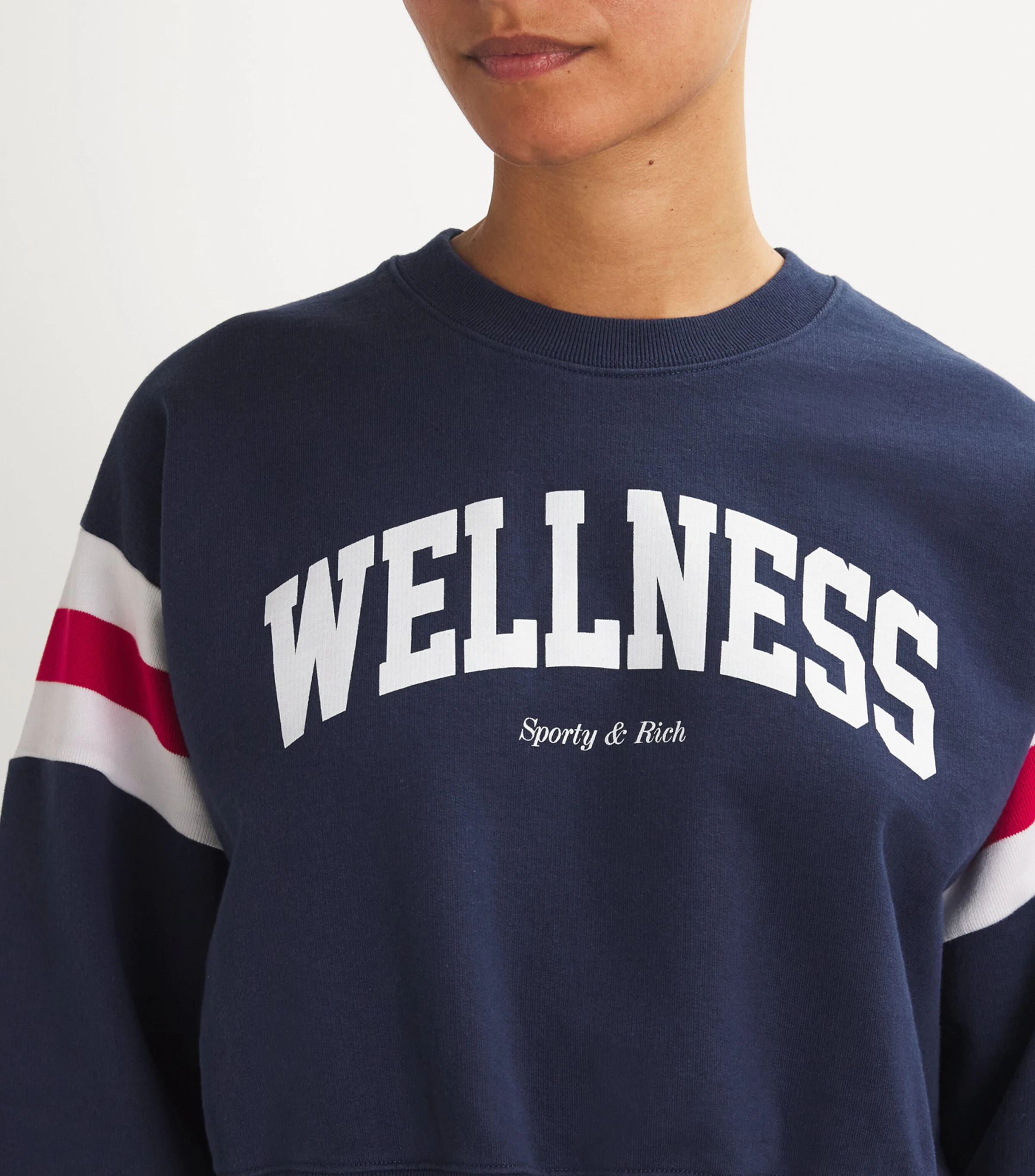 Sporty & Rich Sporty & Rich Cotton Wellness Rugby Sweatshirt