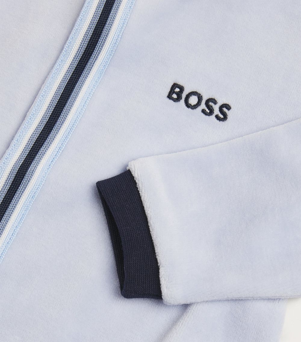 Boss Kidswear Boss Kidswear Cotton Logo All-In-One (1-18 Months)