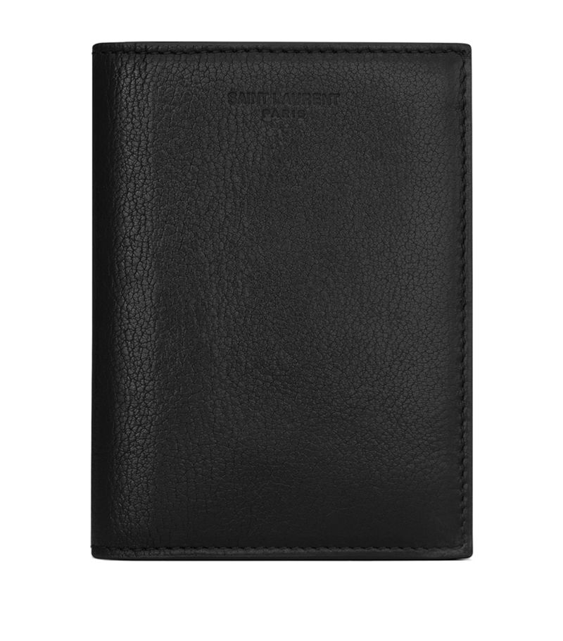 Saint Laurent Saint Laurent Leather Vertical Wallet