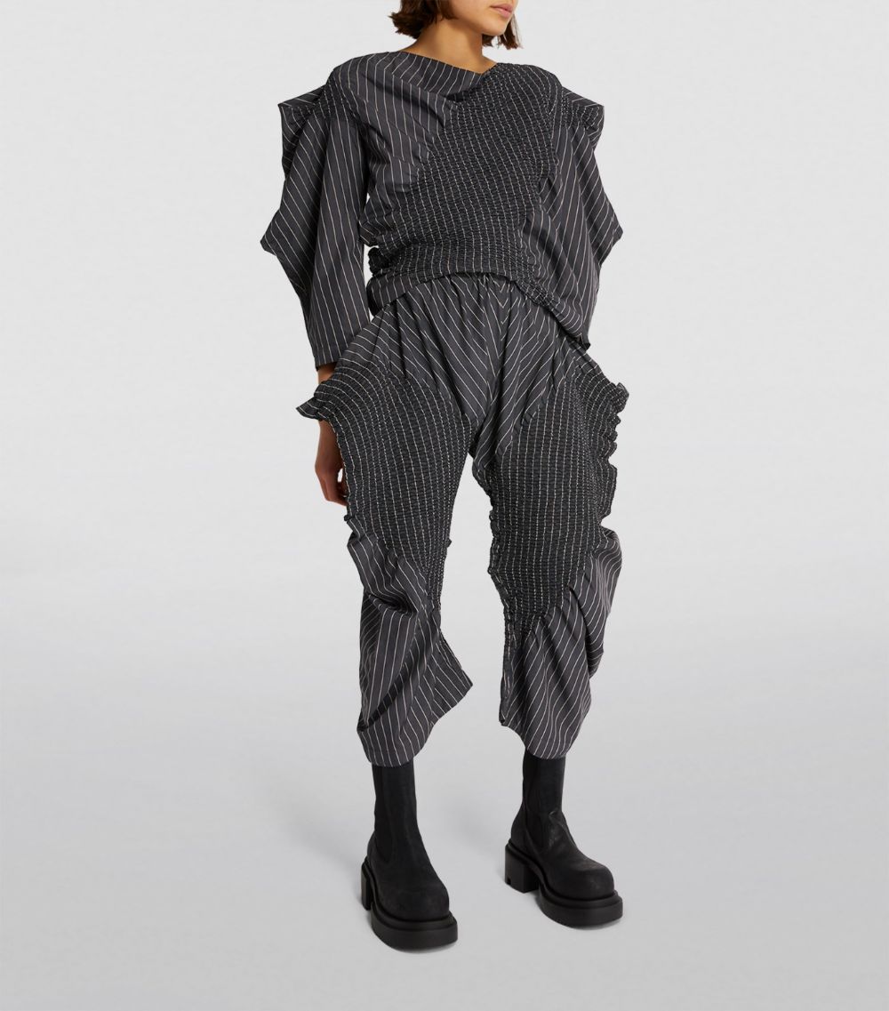 Issey Miyake Issey Miyake Oversized Contraction Blouse