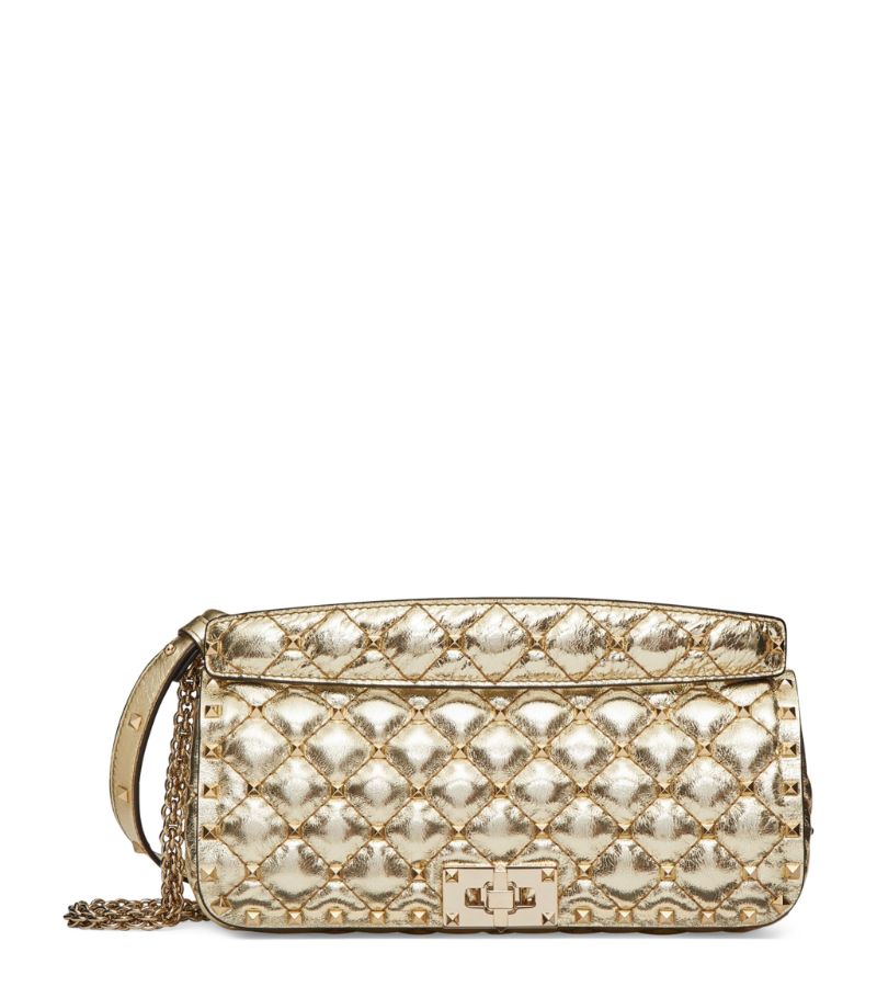 VALENTINO GARAVANI Valentino Garavani Leather Rockstud Spike Mini Shoulder Bag